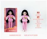 OBL10265836 - 12寸3D眼15关节实身俄文音乐灯光芭比娃娃