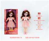 OBL10265848 - 12寸3D眼15关节实身俄文音乐灯光芭比娃娃