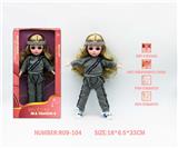 OBL10265859 - 12寸3D眼15关节实身俄文音乐灯光芭比娃娃