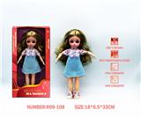 OBL10265863 - 12寸3D眼15关节实身俄文音乐灯光芭比娃娃