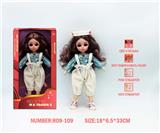 OBL10265864 - 12寸3D眼15关节实身俄文音乐灯光芭比娃娃