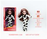 OBL10265873 - 12寸3D眼15关节实身俄文音乐灯光芭比娃娃