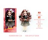 OBL10265875 - 12寸3D眼15关节实身俄文音乐灯光芭比娃娃