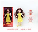 OBL10265878 - 12寸3D眼15关节实身俄文音乐灯光芭比娃娃