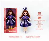 OBL10265879 - 12寸3D眼15关节实身俄文音乐灯光芭比娃娃