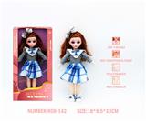 OBL10265880 - 12寸3D眼15关节实身俄文音乐灯光芭比娃娃