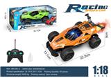 OBL10266650 - 1:18赛车五通喷雾遥控车带灯光不包电