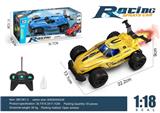 OBL10266652 - 1:18赛车五通喷雾遥控车带灯光不包电