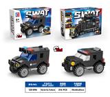 OBL10266902 - 益智城市积木2变特警猛士越野车（96PCS）   八款混装