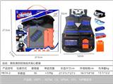 OBL10267316 - 黑色薄款软弹战术背心套装