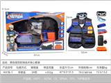 OBL10267319 - 黑色厚款软弹战术背心套装