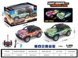 OBL10271427 - 1：20四通灯光短卡越野遥控车