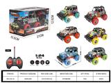 OBL10271434 - 1:24四通灯光涂鸦越野车摇控车