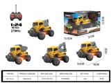 OBL10271436 - 1:24四通灯光工程越野车摇控车