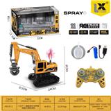 OBL10271836 - 1:22十一通遥控灯光声音喷雾工程抓夹机
