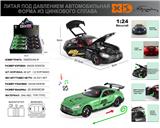 OBL10272202 - 俄文1:24压铸锌合金灯光音效奔驰AMG-GT车模8只/展示盒