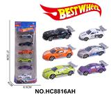 OBL10273902 - 1:64合金车(赛车)6只装