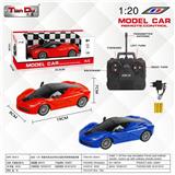 OBL10275952 - 1:24四通仿真法拉利遥控车配普通遥控器/包电(GCC)