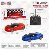OBL10275953 - 1:24四通仿真法拉利遥控车配普通遥控器/不包电