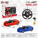 OBL10275992 - 1:24四通仿真法拉利遥控车配5号方向盘/包电(GCC)