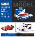 OBL10276176 - 1:32仿真道奇A款警车回力合金车两开门带灯光音乐（12只）