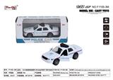 OBL10276503 - 1:32 仿真福特原版警车 回力合金车两开门带灯光音乐