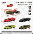 OBL10276730 - 1:28 仿真回力合金三开门兰博基尼毒药灯光音乐