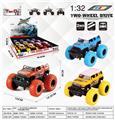 OBL10277000 - 1：30丰田FJ回力大脚怪合金车带前后避震两开门带涂鸦（12pcs）