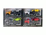 OBL10282234 - 1:50合金回力拖车4色拖合金回力豪车2款2色