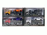 OBL10282236 - 1:50合金回力拖车4色拖合金回力豪车2款2色