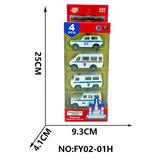 OBL10282635 - 回力合金警车