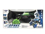 OBL10284903 - 1：14遥控越野侧行喷雾车 遥控车（蓝绿2色）