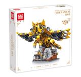 OBL10287025 - 机械猫头鹰（电镀版）（636+PCS）