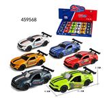 OBL10289467 - 1:40 合金车模 福特野马，雪佛兰大黄蜂回力合金赛车，门可开，2款6色混装一展示盒
