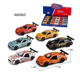 OBL10289470 - 1:40 合金车模 奔驰，宝马回力合金赛车，门可开,2款6色混装一展示盒
