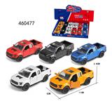 OBL10289471 - 1:40 合金车模 福特F150回力合金车，门可开,1款5色混装一展示盒
