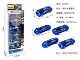 OBL10290216 - 5只装滑行合金警车