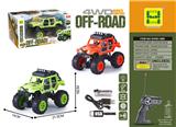 OBL10291054 - 1:16牧马人四通灯光攀爬越野遥控车(包3.7V锂电池+USB线)