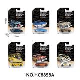 OBL10291423 - 1:64合金车6款片装