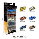 OBL10291435 - 1:64合金车6款5只盒装