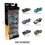 OBL10291436 - 1:64合金车6款5只盒装