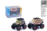 OBL10292658 - 合金回力军事悍马吉普大轮车