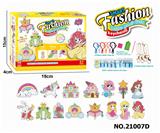 OBL10308211 - 公主点钻挂件（15 PCS）