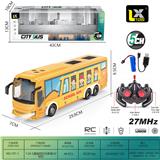 OBL10315002 - 1:24 27MHz5通遥控灯光单层UV校巴