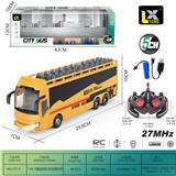 OBL10315006 - 1:24 27MHz5通遥控灯光双层校巴