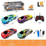 OBL10317297 - 1：24四通兰博基尼合金涂鸦遥控车带灯光