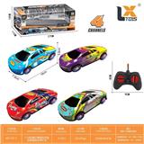 OBL10317301 - 1：24四通兰博基尼合金涂鸦遥控车带灯光