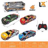 OBL10317303 - 1：24四通拉力涂鸦合金遥控车带灯光