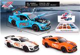 OBL10323642 - 1：24 合金车 福特野马赛车 4开门 回力灯光音乐（8只装）
