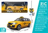 OBL10325286 - 1:16遥控出租车四通27MHz带灯光（包电）
